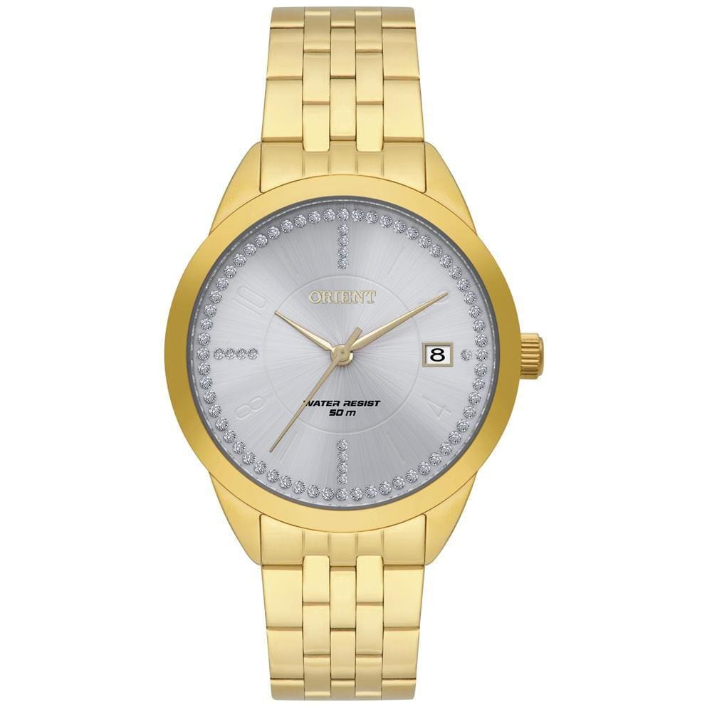 Relógio Orient Feminino Ref: Fgss1252 S2kx Casual Dourado