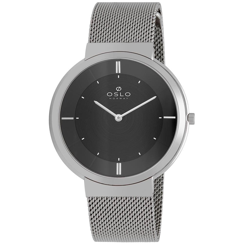 Relógio Oslo Masculino Ref: Ombsss9t0014 G1sx Slim Mesh Prateado