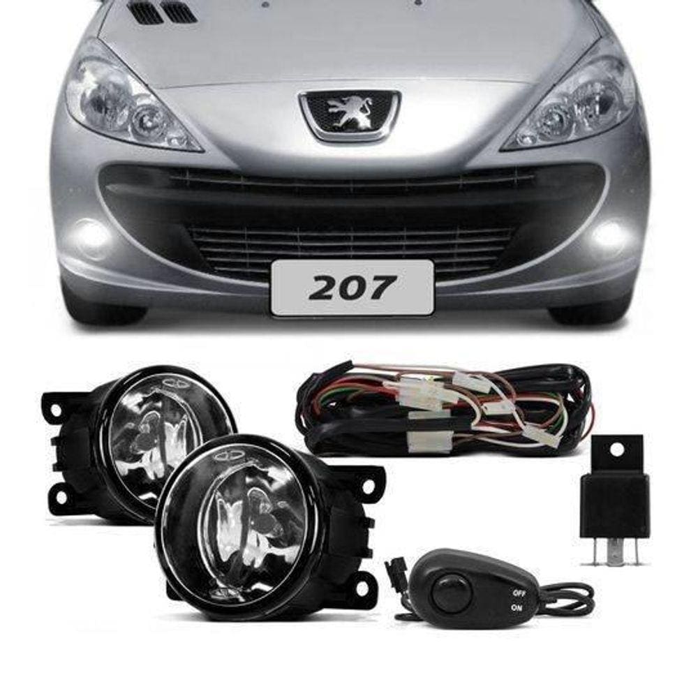 Kit Farol Milha Neb Peugeot Hoggar 207 307 06 07 08 09 10