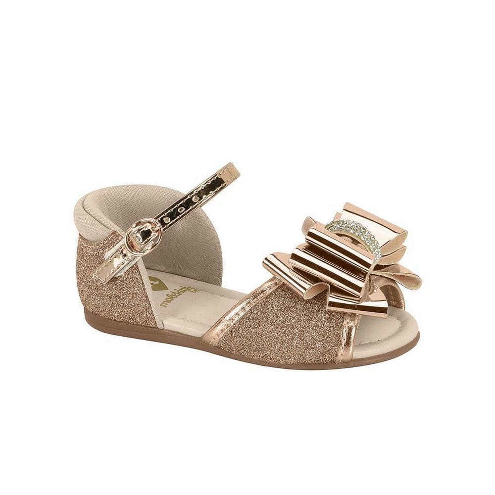 Sandalia Infantil Molekinha Gliter Mini Shine Beira Rio 2114.269
