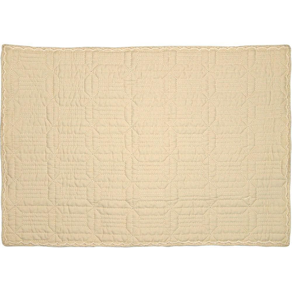 Jogo Americano de Tecido Vizapi 30X40Cm Matelassê Creme