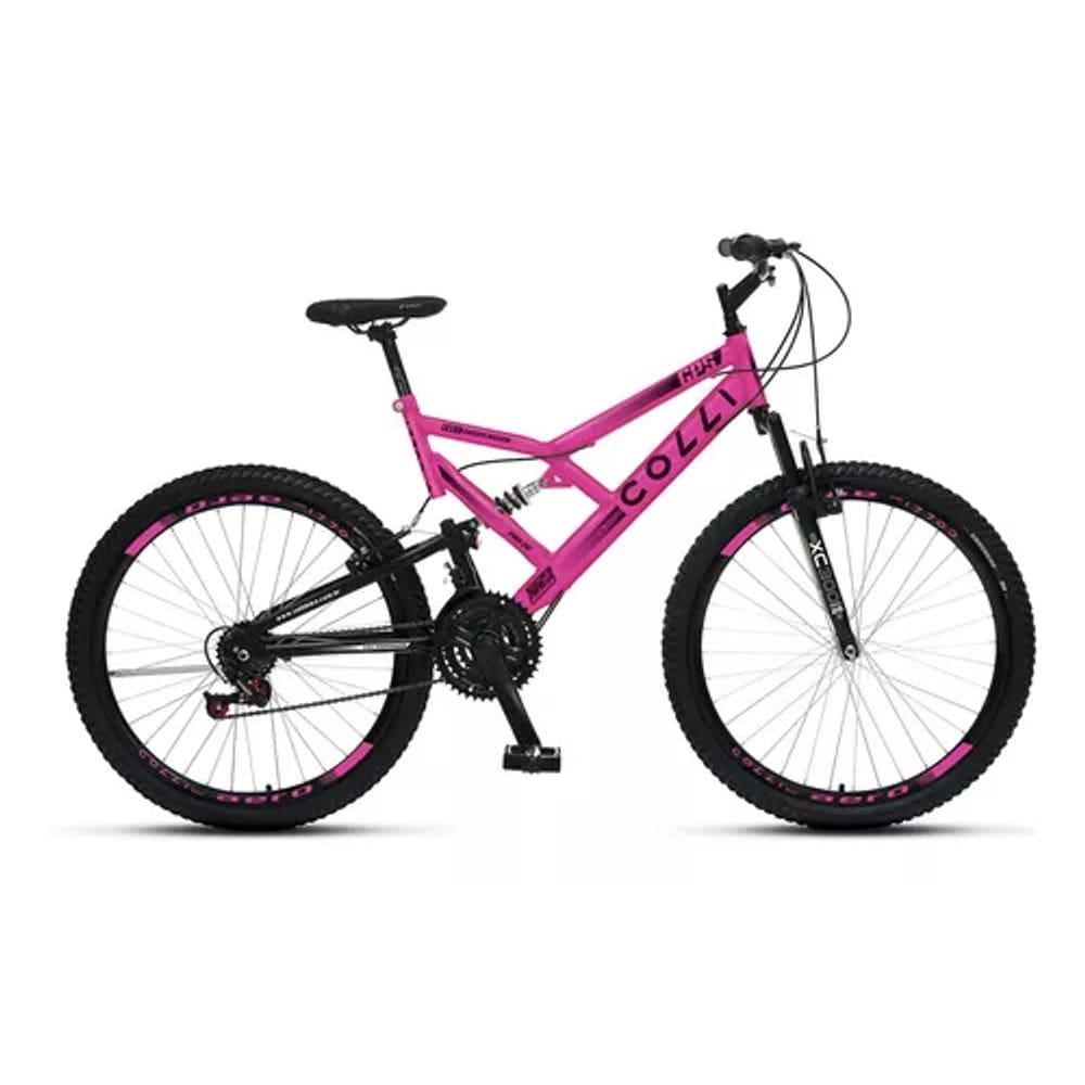 Bicicleta Aro 26 Vellares Bike Doble Shock Disco 21 Marchas
