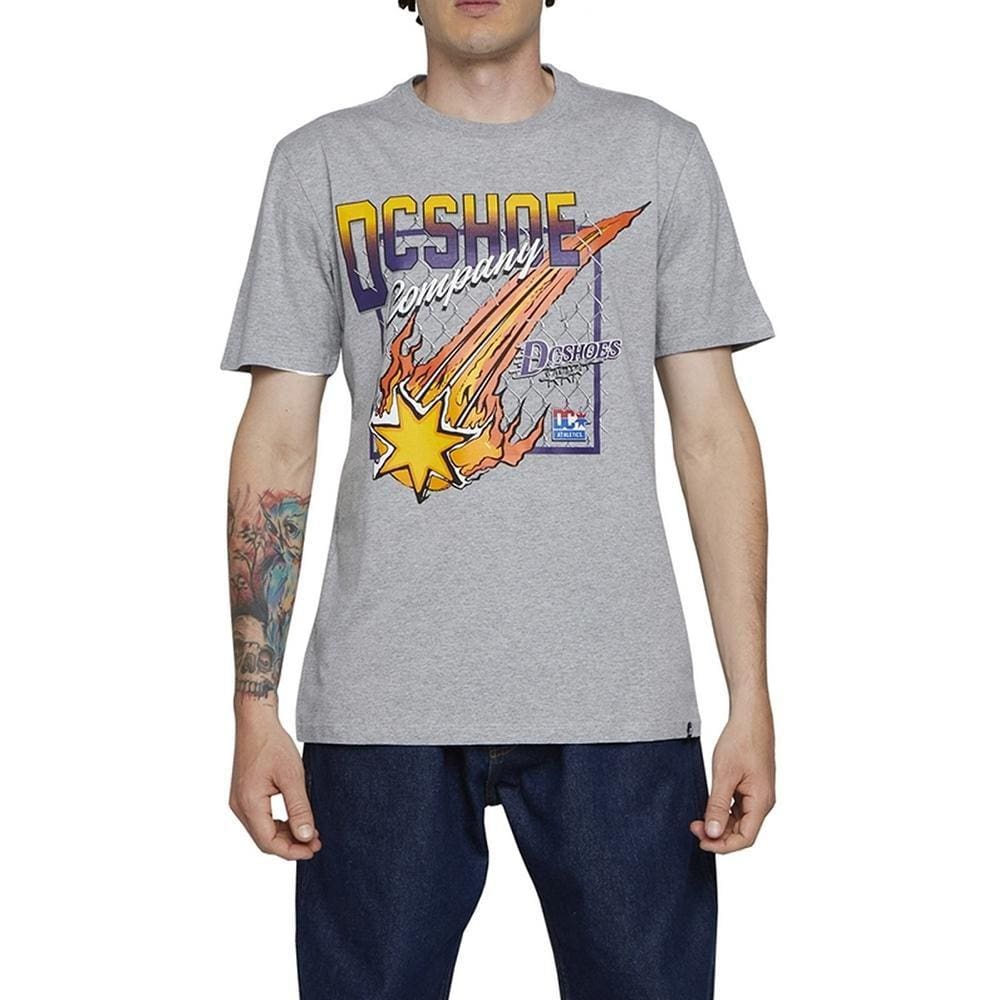Camiseta DC Shoes Showtime Starz WT24 Masculina Cinza Mescla