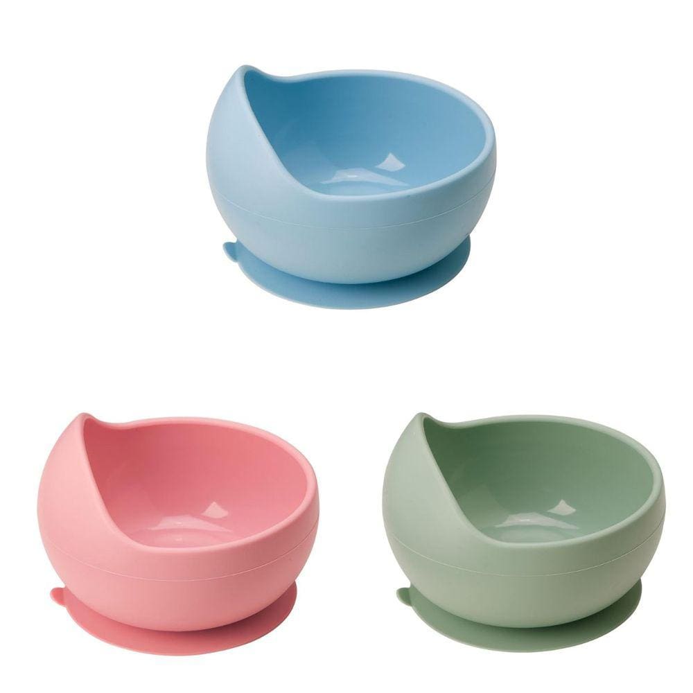 Prato Fundo Infantil Oval Silicone Ventosas Buba
