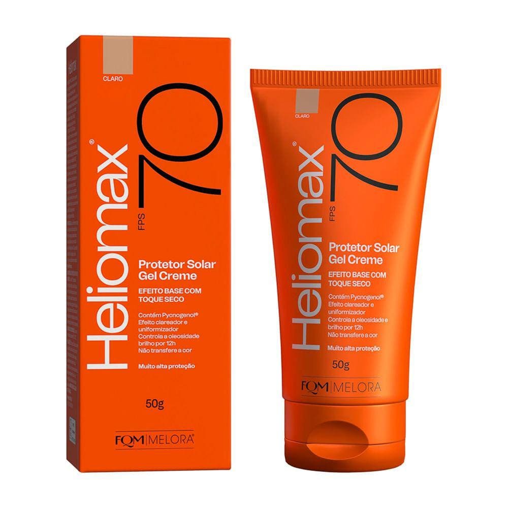 Heliomax Prot.solar Gel Creme Claro Fps70 50g