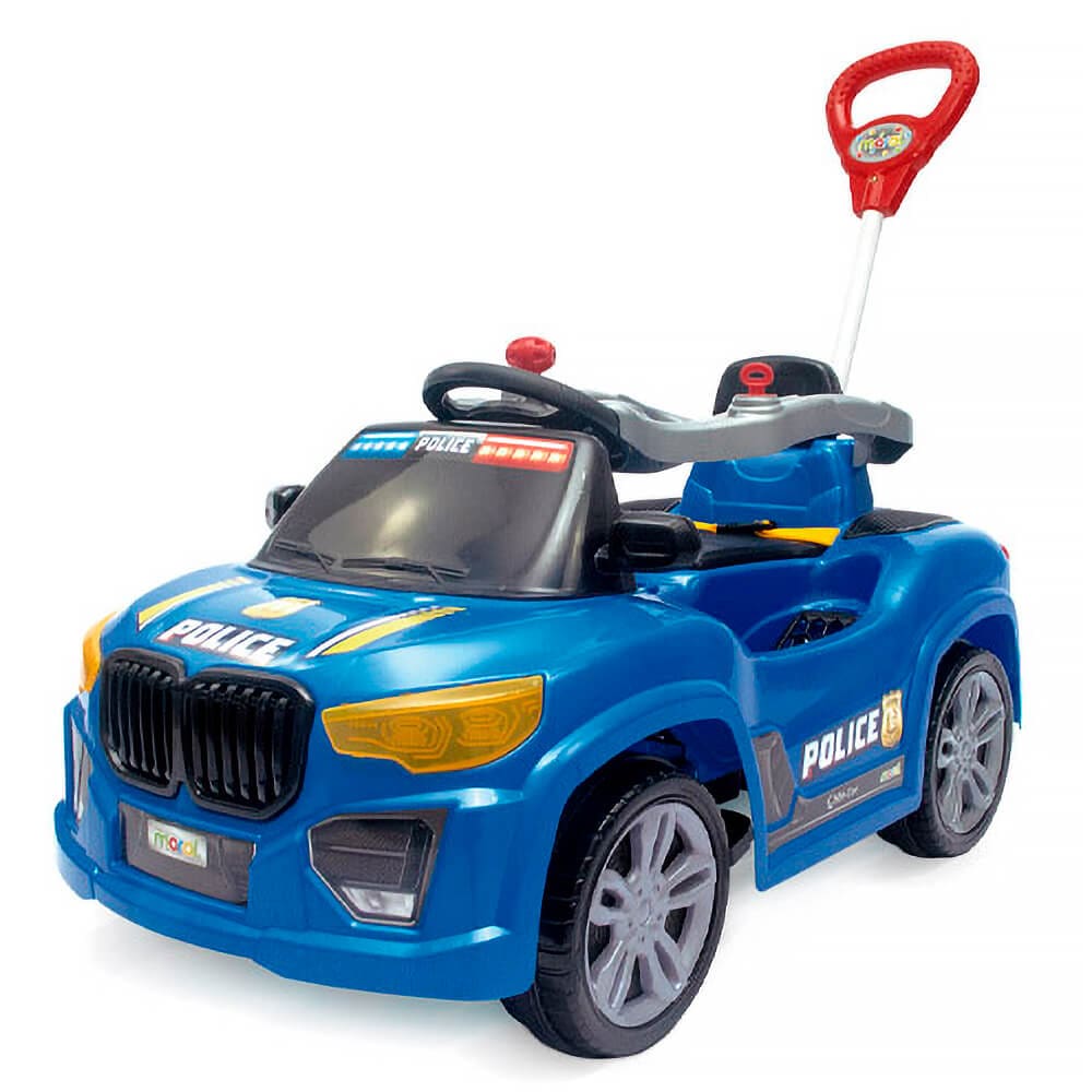 Quadriciclo Bm Car Azul Police Maral