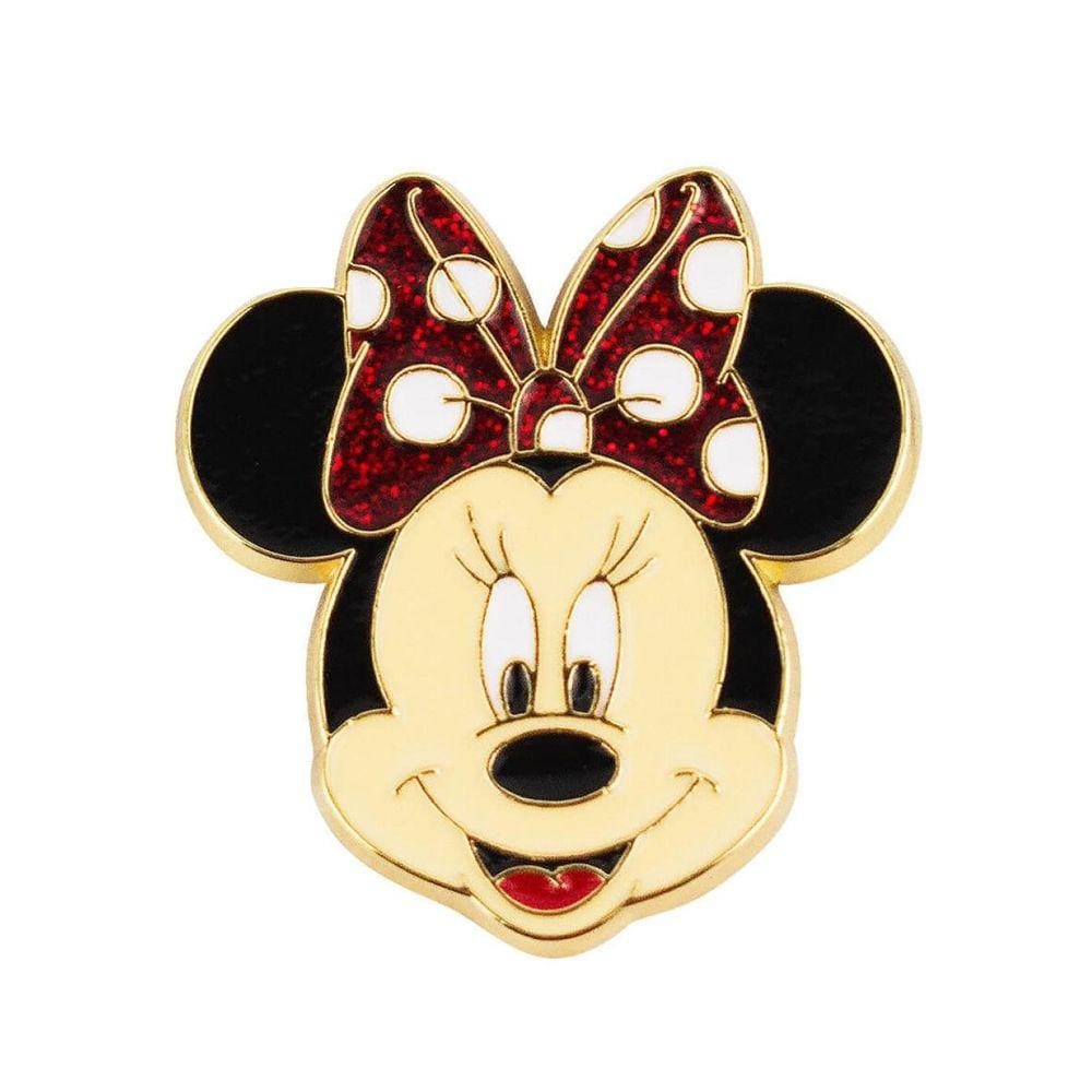 Broche De Metal Rosto Minnie E Demais Personagens - Disney