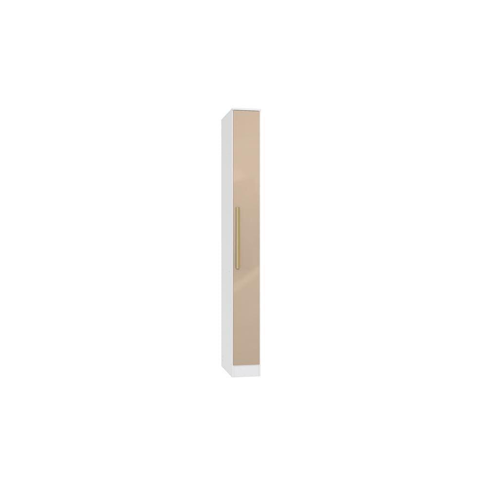 Guarda-Roupa 1 Porta Kappesberg Adapt Branco/Macadâmia 25cm