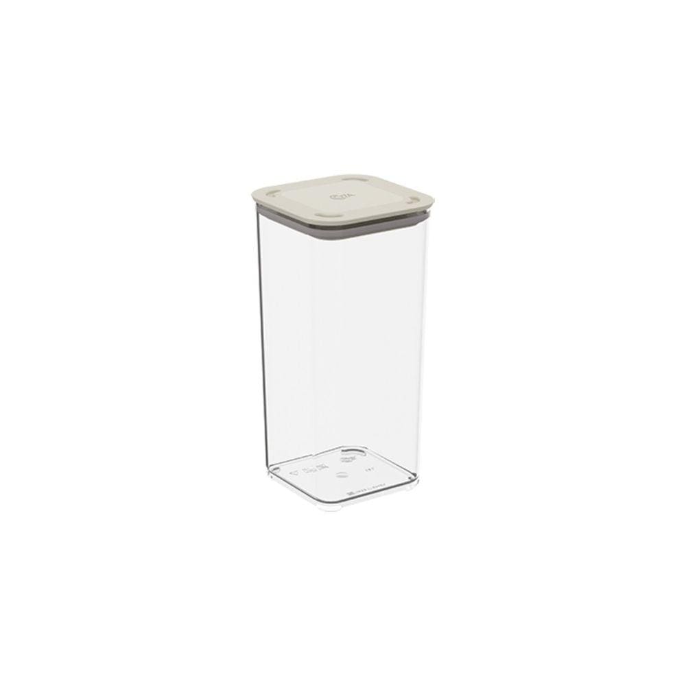 Pote Hermético Modo Capacidade 1,2L Cor Light Gray Coza