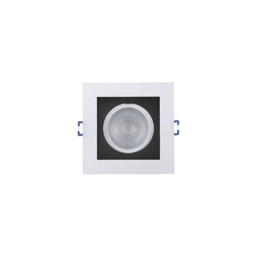 Spot De Led Recuado Taschibra Frame Mr16 Quadrado 5w Bivolt 6500k Luz Branca