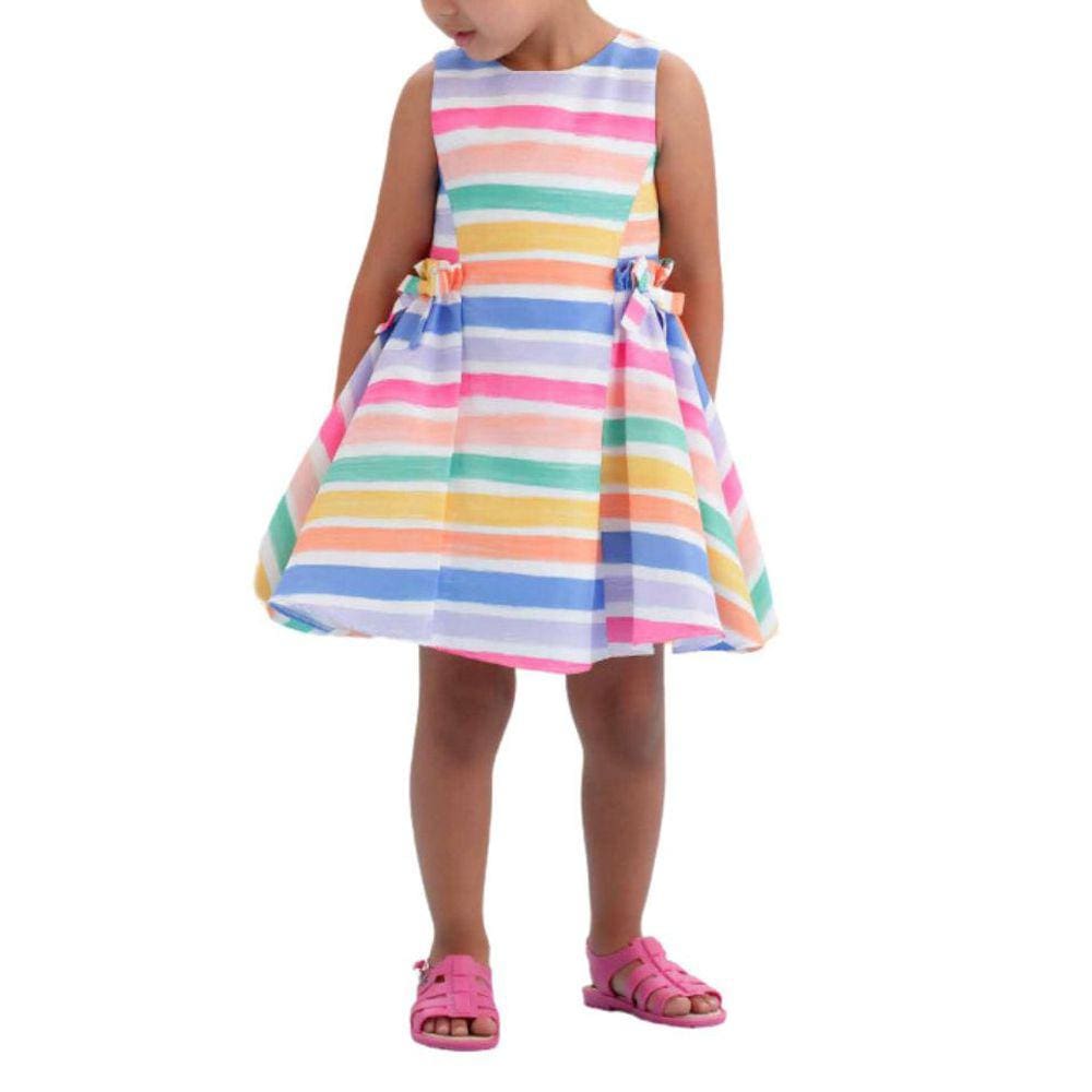 Vestido Infantil Verão Mon Sucre Colorido tam 2