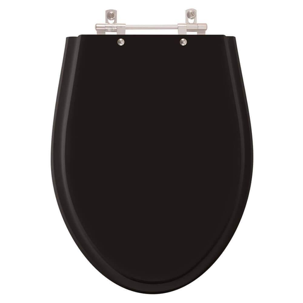 Tampa de Vaso Alpinia Preto para bacia Fiori 6lpf