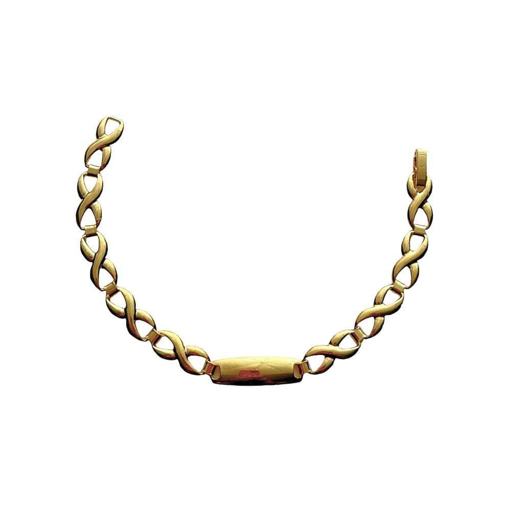 Pulseira Masculina - Banhada em Ouro 18k