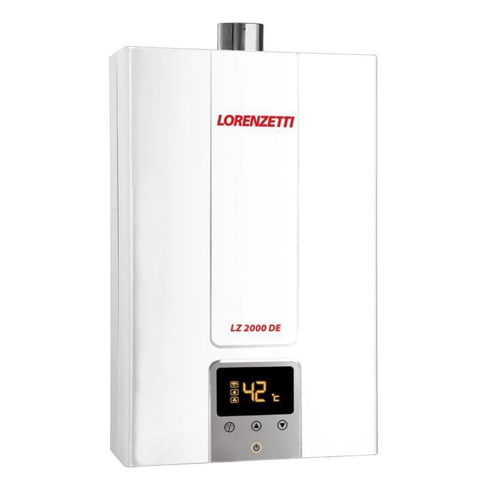 Aquecedor De água A Gás Lz 2000de Digital Lorenzetti Glp (gás Liquefeito De Petróleo)