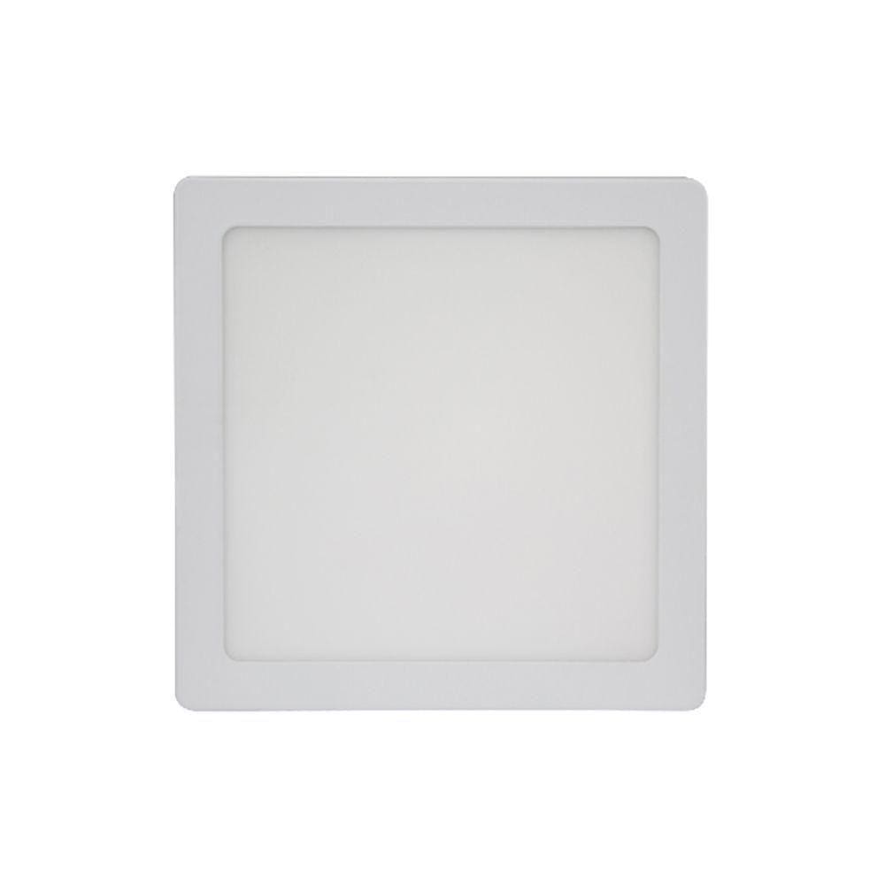 Painel De Led Blumenau Quadrado De Sobrepor 18w Bivolt 6500k Luz Branca