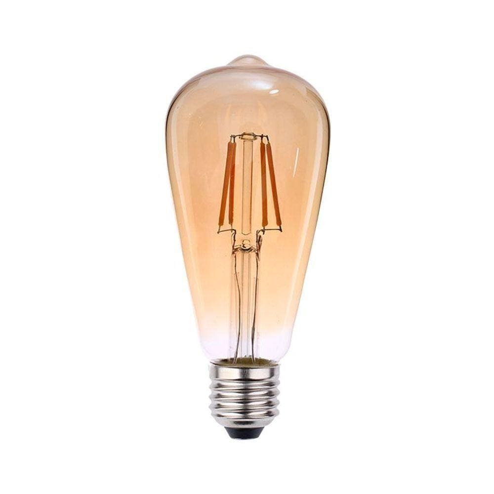 Lâmpada Led Blumenau Filamento Pera St64 4w E27 Bivolt