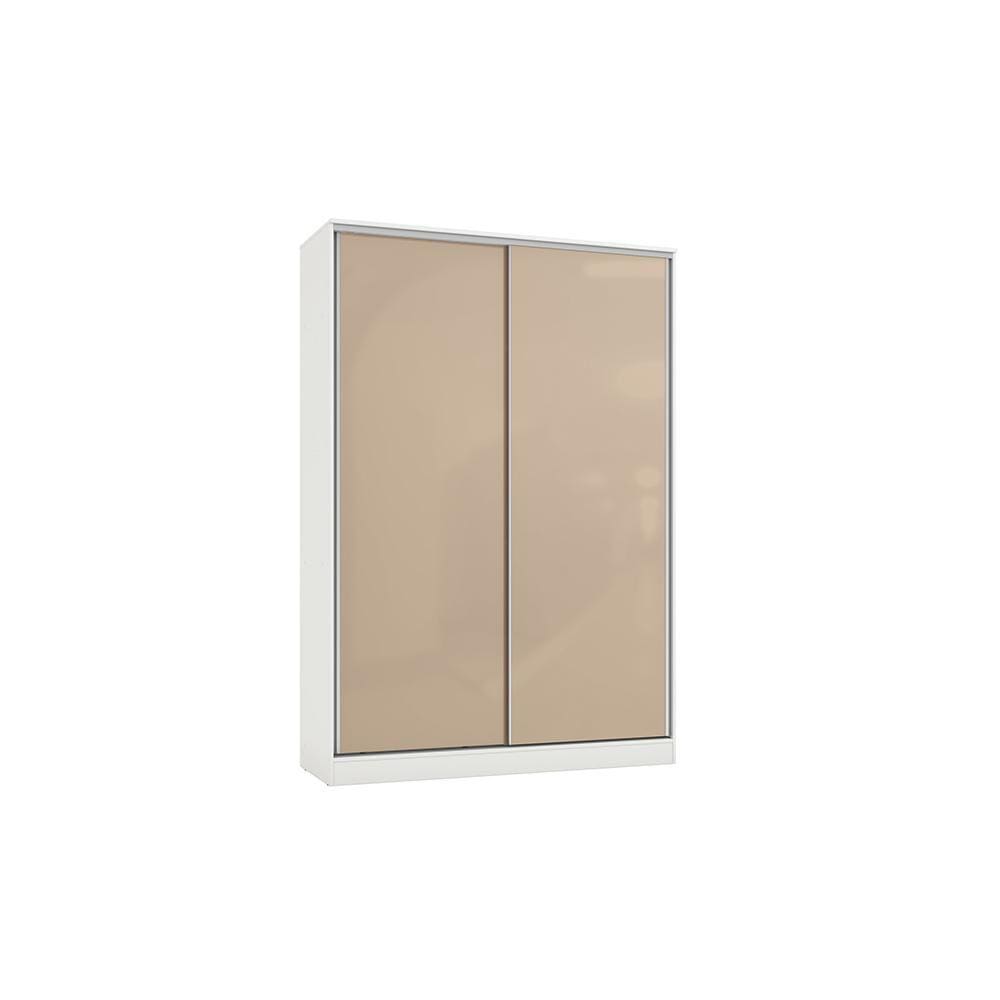 Guarda-Roupa 2 Pts Correr Kappesberg Adapt Branco/Macadâmia