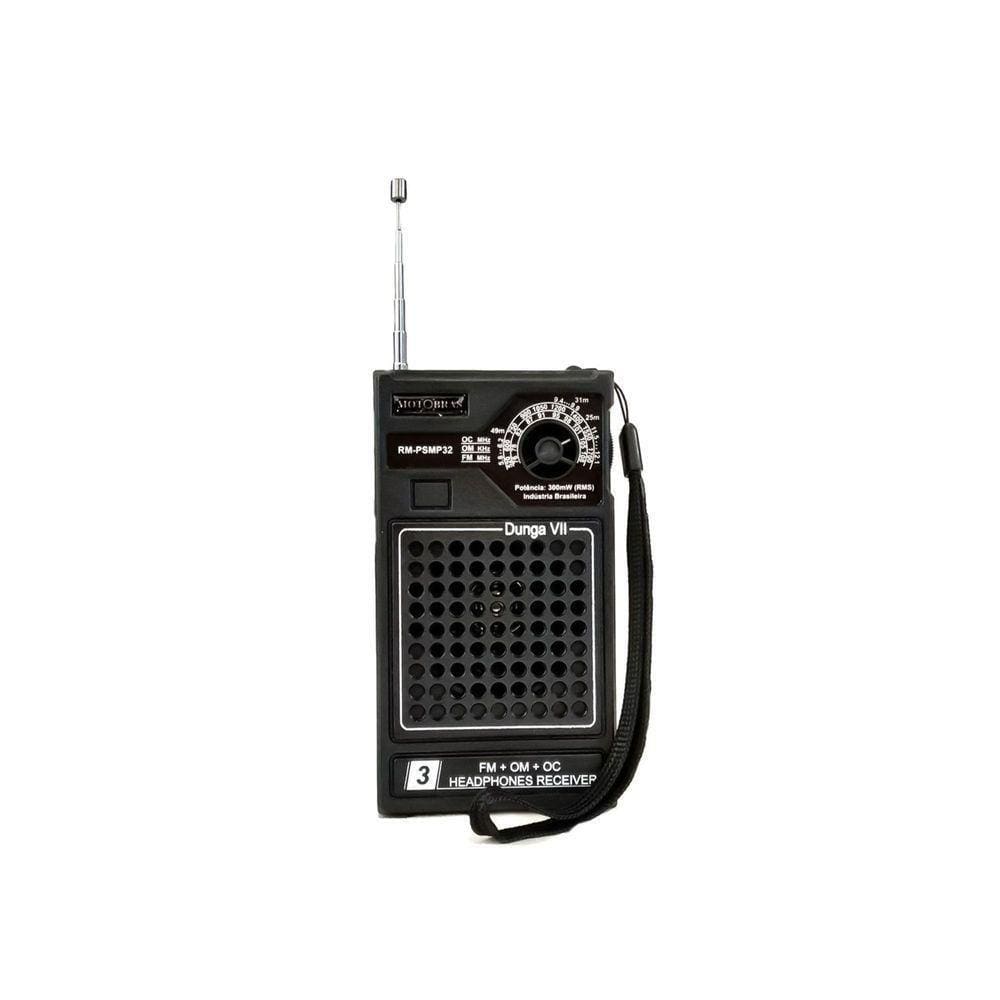 Rádio Portátil Motobras Rm-psmp32 Preto