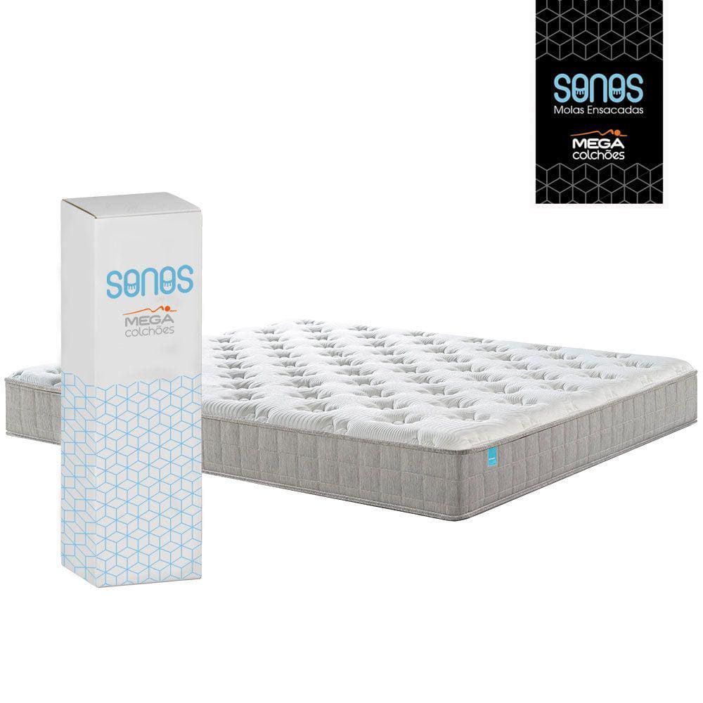 Colchão King Size Mola Ensacada Bed In The Box Sonos - 193x203