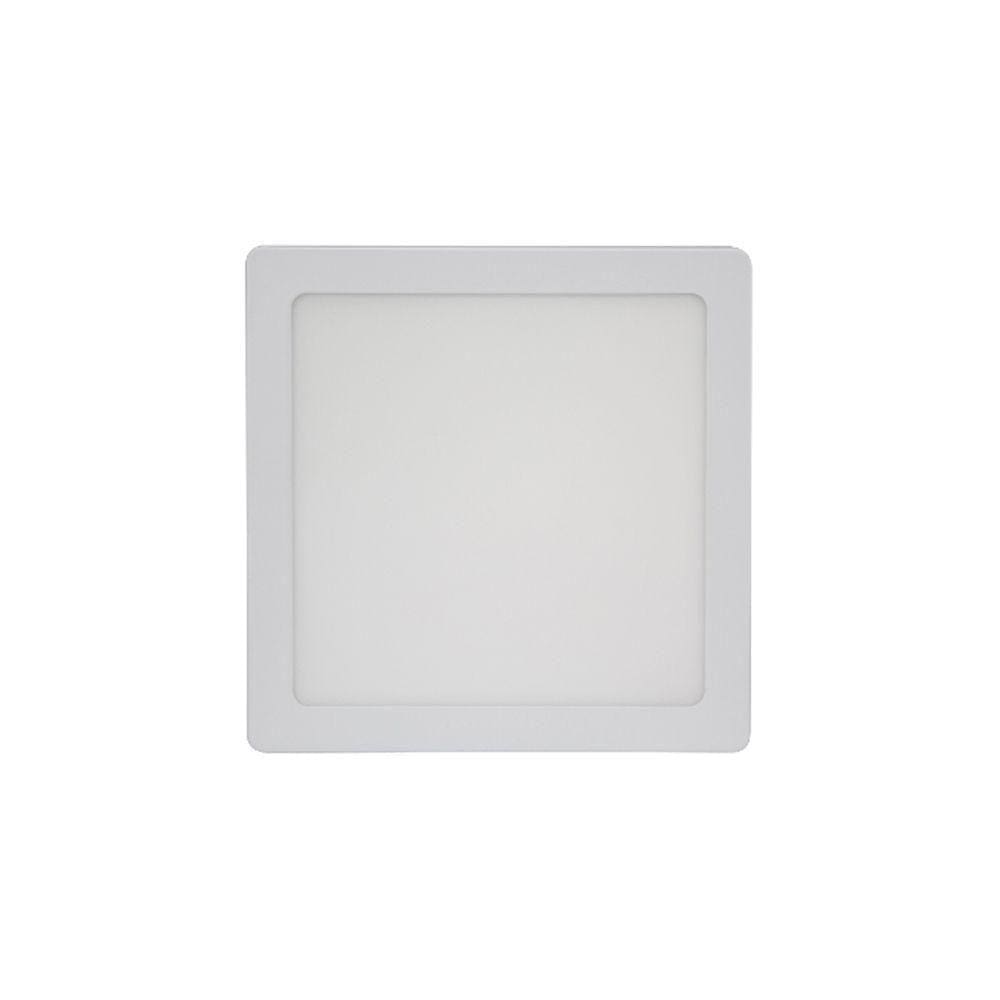 Painel De Led Blumenau Quadrado De Sobrepor 12w Bivolt 6500k Luz Branca