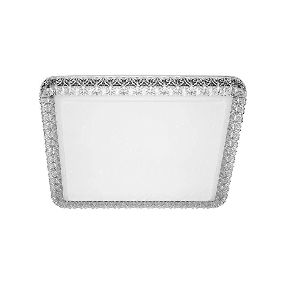 Plafon Led Blumenau Shine Liso De Sobrepor 24w Bivolt Branco 3000k Luz Amarela
