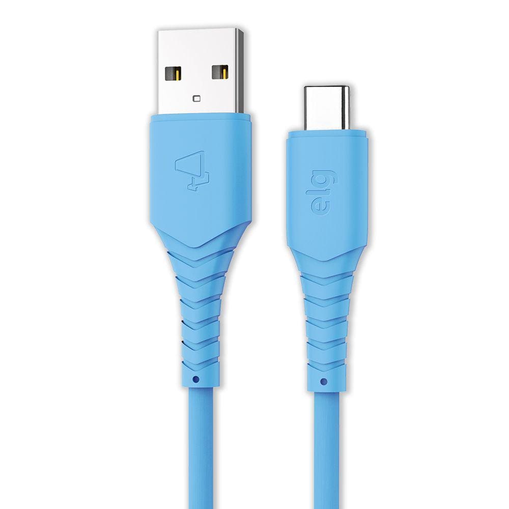Cabo USB Tipo-C Alta Performance Azul - ELG