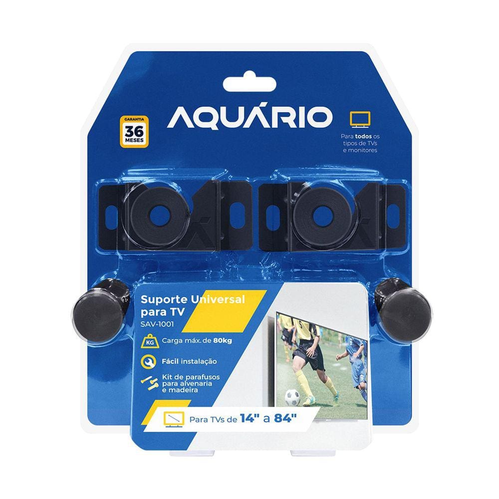 Suporte TV Fixo Aquário SAV-1000 14\" A 84\"