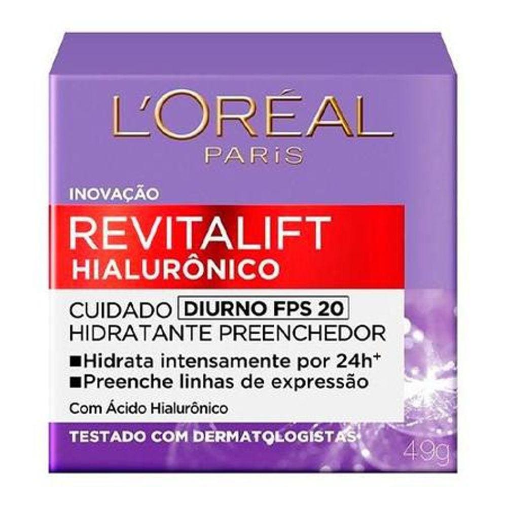 Revitalift Cr Hialuronico Diurno Fps20 49g