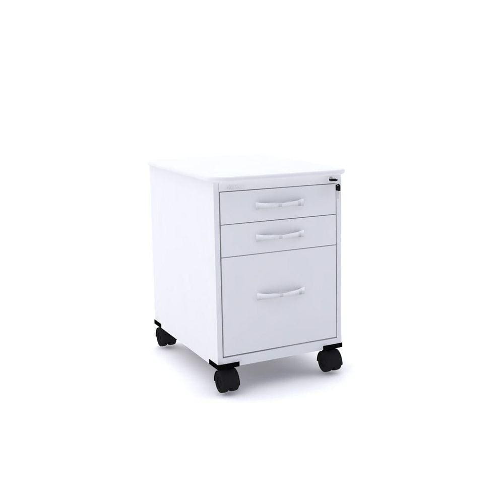 Gaveteiro Volante 3 Gavetas Pandin Maxxi - Branco