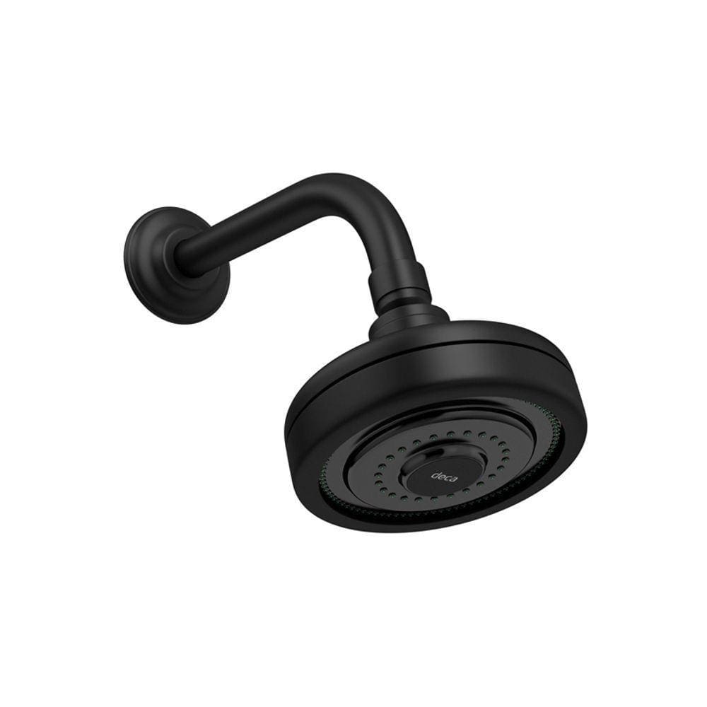 Chuveiro Deca Acqua Plus 1990.bl.std.mt De Parede Black Matte