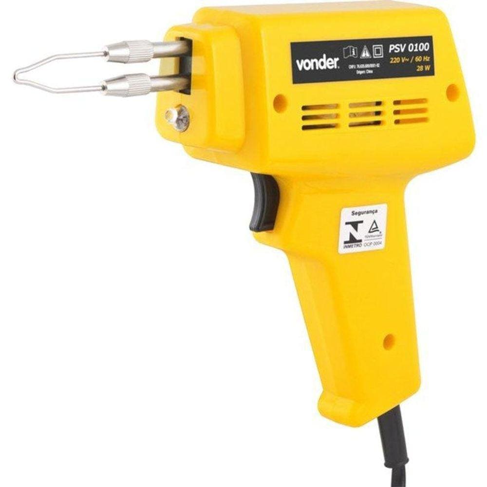 Pistola de solda 28 watts 220 volts psv0100 - Vonder