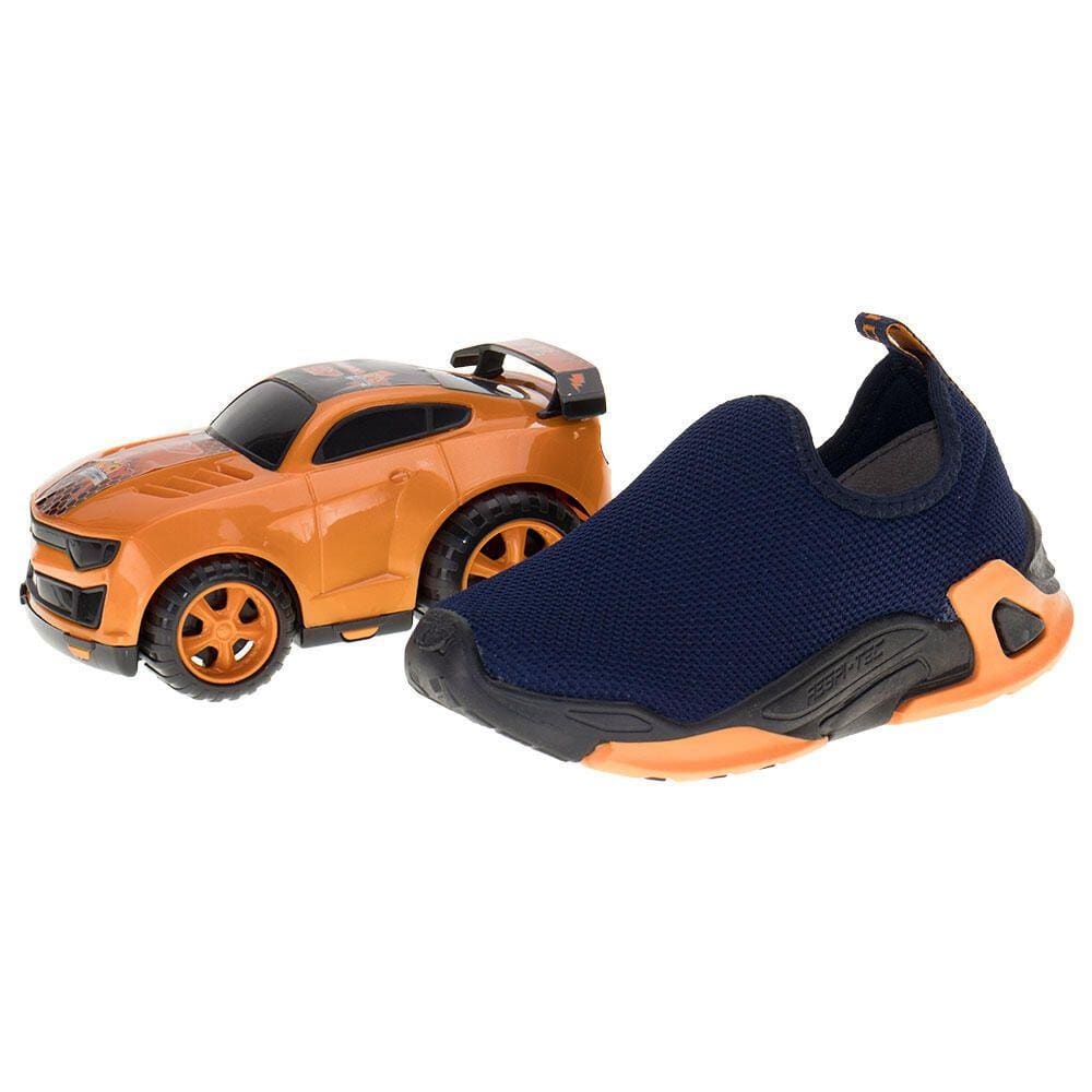 Kit Tênis Infantil Play E Carrinho Kidy 0070642