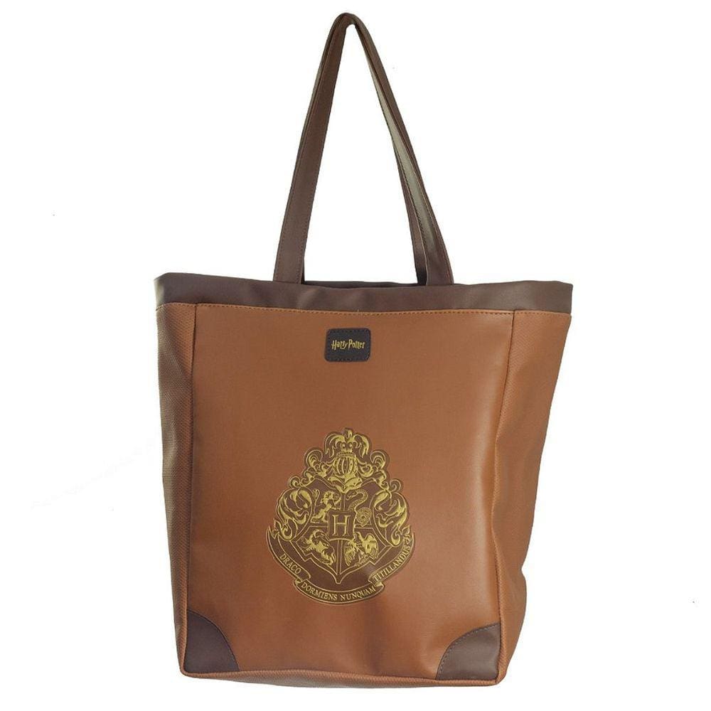 Bolsa De Shopping Hogwarts Harry Potter Marrom Multiuso Oficial Warner Bros