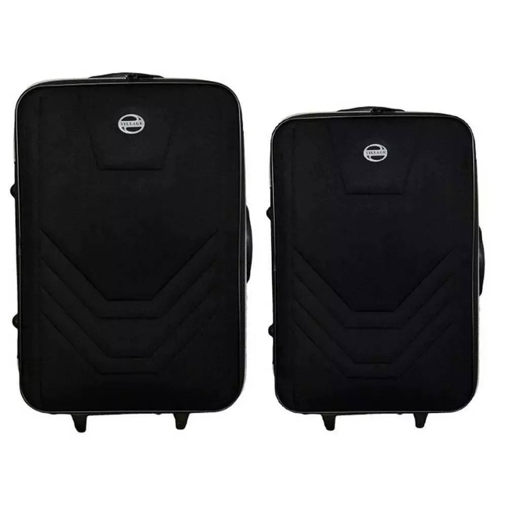 Kit Conjunto Jogo 2 Malas Viagem Village - Grande E Pequena