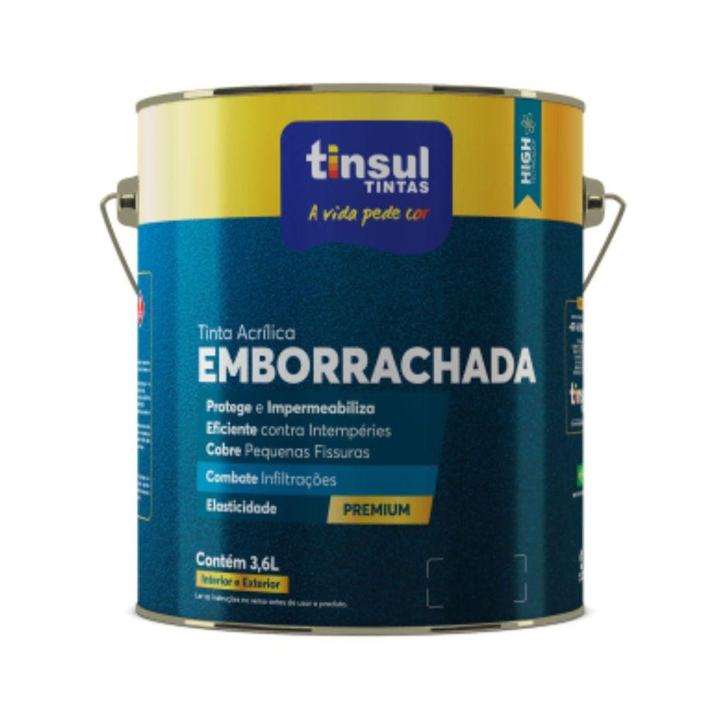 Tinta Emborrachada Premium Branco 3,6l | Tinsul