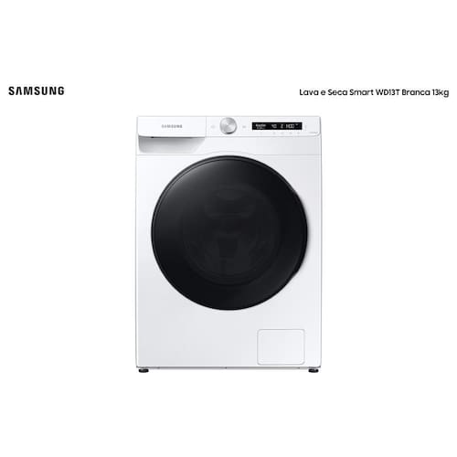 imagem-Lava e Seca 13 Kg Samsung Eco Bubble Branca com 25 Programas de Lavagem - WD13T504DBW - 220V