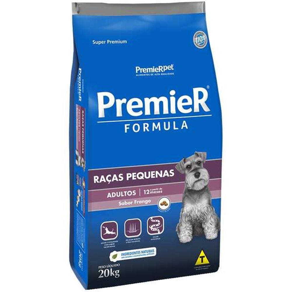 Premier Caes Ad. Raças Pequenas 20 Kg