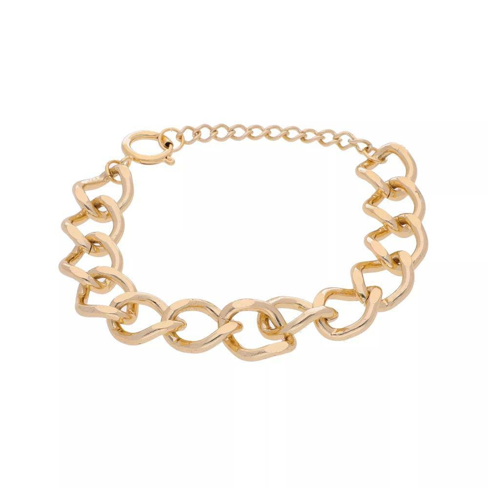 Pulseira Elo Groumet Grande By Kumbayá Joias