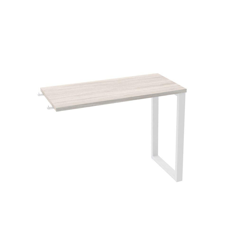 Mesa Complemento 90X45 Pandin P25tub - Nogueira/Branco