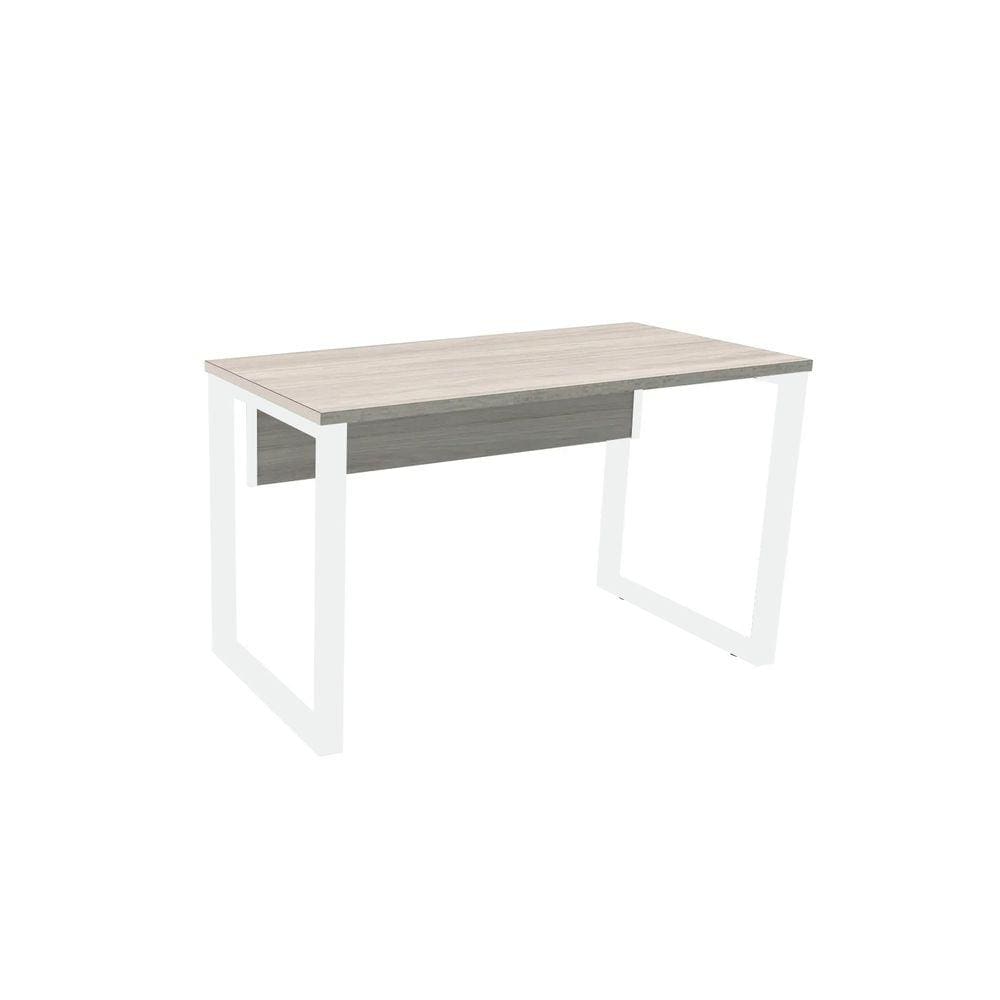 Mesa P/ Escritório 170X70 Pandin P25tub - Nogueira/Branco