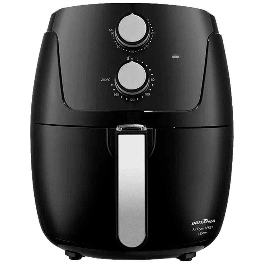 Fritadeira Air Fryer Britânia BFR37 | 1500W, 4.2L, Preto