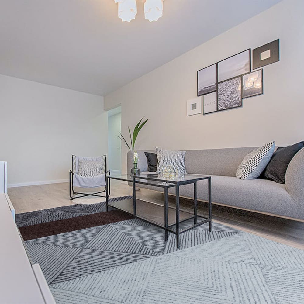 Tapete Sala Quarto 1,40m X 2,00m Antiderrapante Berlim Estampado Abstrato