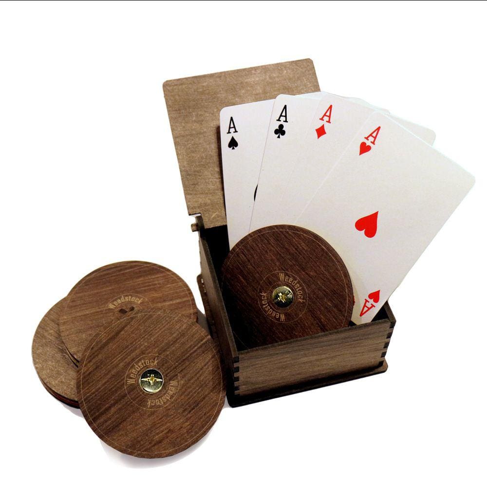 Suporte Segurador De Baralho E Cartas Magicard Com 4 Un.