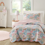 Kit Cobre Leito Colcha Solteiro 2 Peças Micropercal 150 Fios