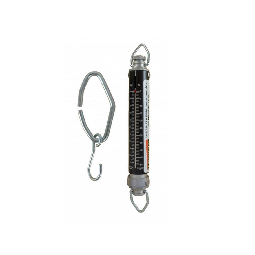 Dinamômetro Analógico Faixa 0 A 5 Kgf Tubular Graduação 100 Gf Alumínio 1 Divisão Linear At-5 Portátil Com Certificado
