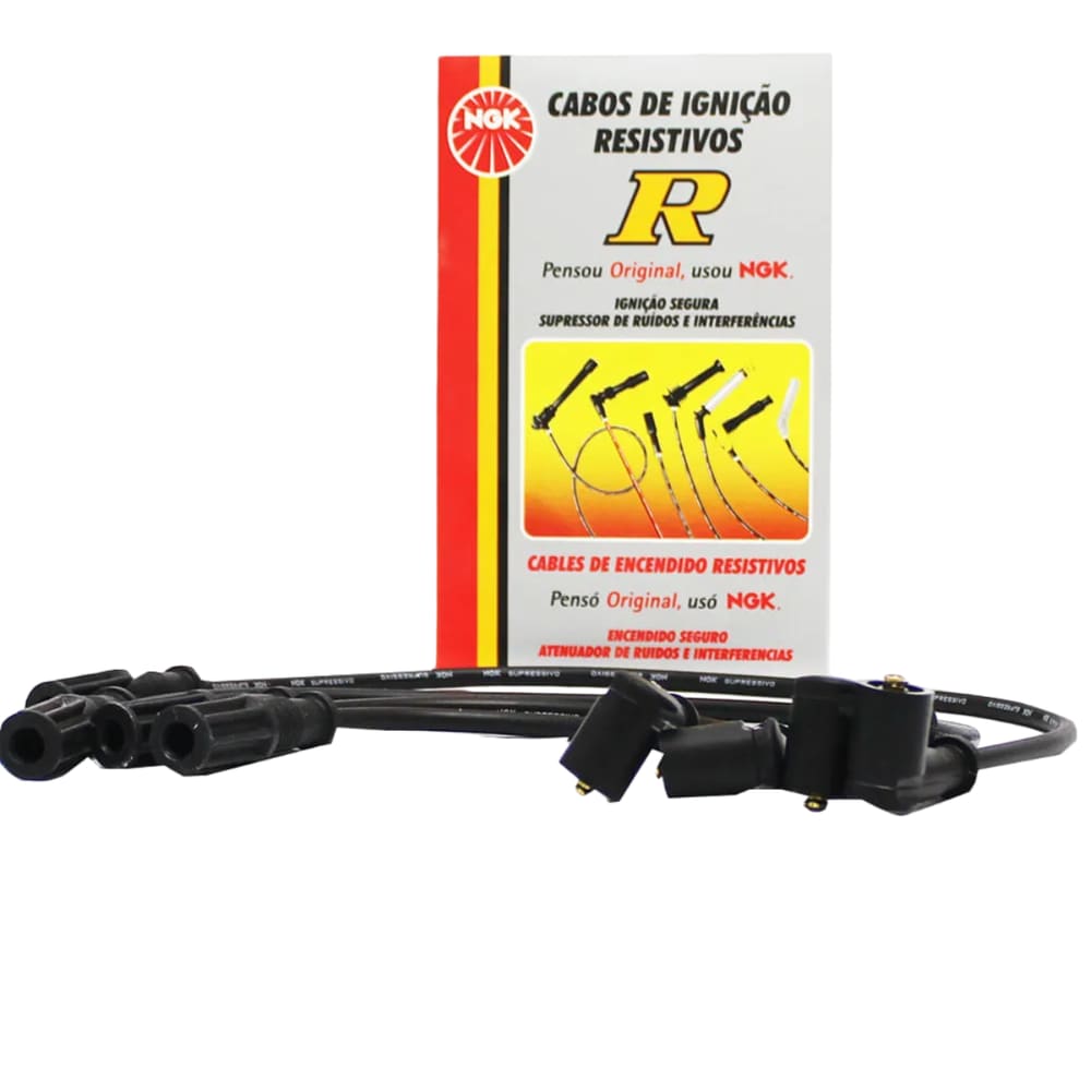 Cabos Vela Ngk Fiat Uno Vivace 1.0 8v Evo Flex 2011 - 2016
