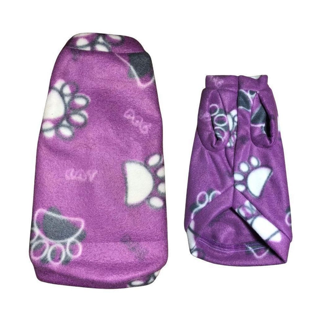 Roupa Para Cães - Suéter De Inverno Lilás M