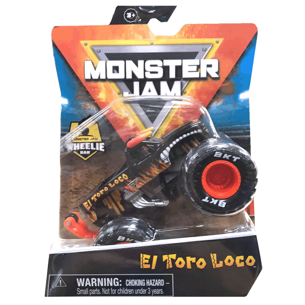 Mini Veículo Monster Jam Toro Loco Wheelie 1:64 Sunny 2025