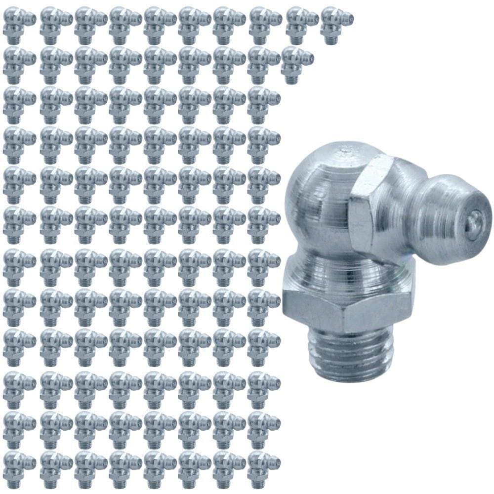 Graxeira Curva 90° 1/2 POL com 100 Unidades 1469 BREMEN