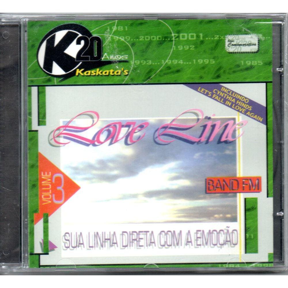 Cd Love Line - Vol. 3 - Kaskata`s 20 Anos